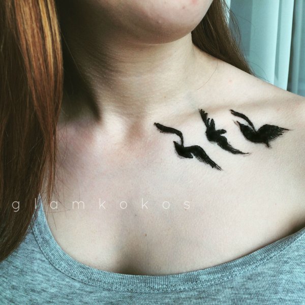 Птички хной