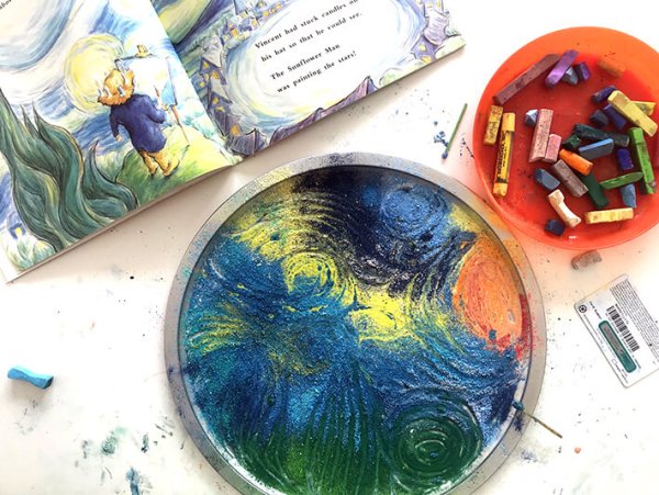 Рисование пластиковой картой