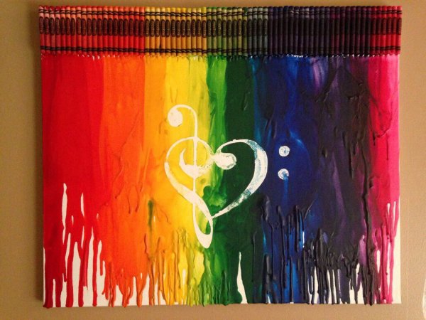 Рисование мелками