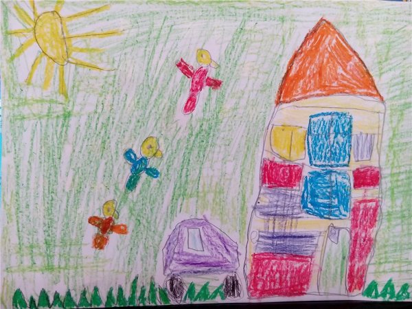 Краски детства рисунок