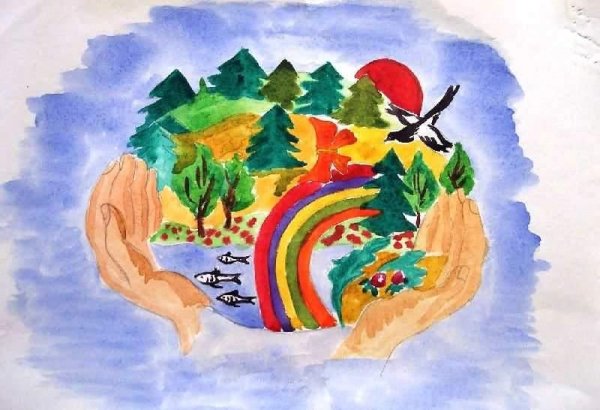 Рисунок на тему родная земля