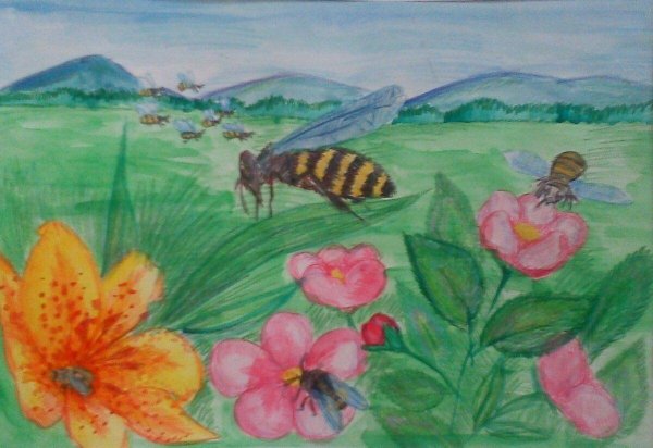 Рисунок на тему мой родной край