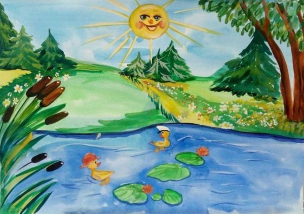 Рисунки на летнюю тему