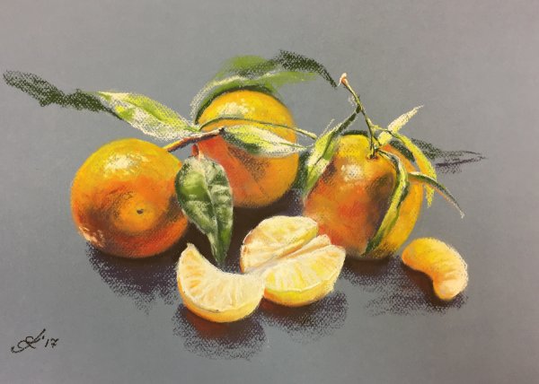 Натюрморт пастелью