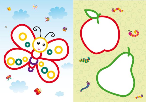 Заготовки для рисования для малышей