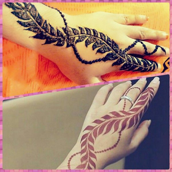 Перо мехенди тату