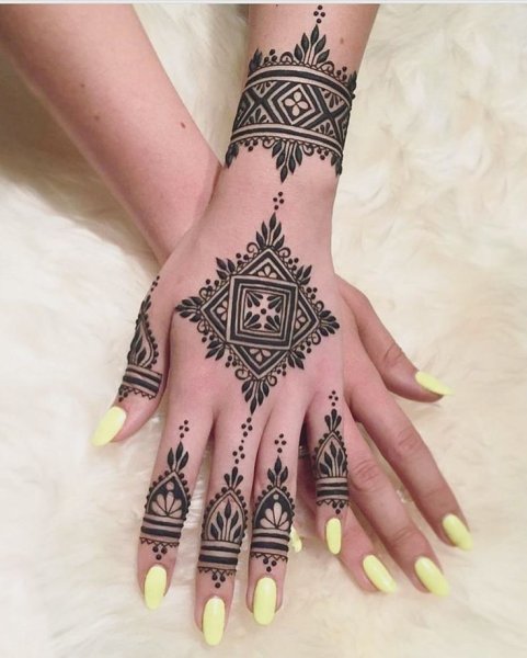 Мехенди Африканский стиль марокканский