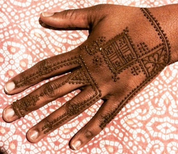 Мехенди арабский стиль