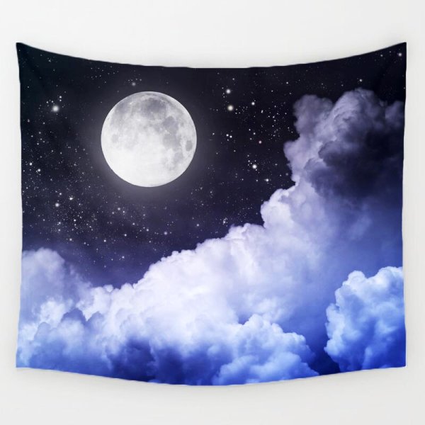 Луна красками