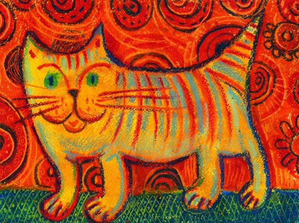 Рисование восковыми мелками