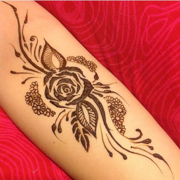 Рисунки хной для детей новорождённых