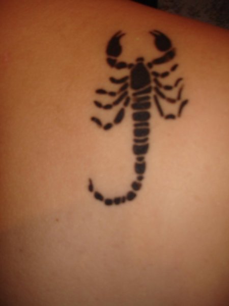 Тату хной эскизы Скорпион