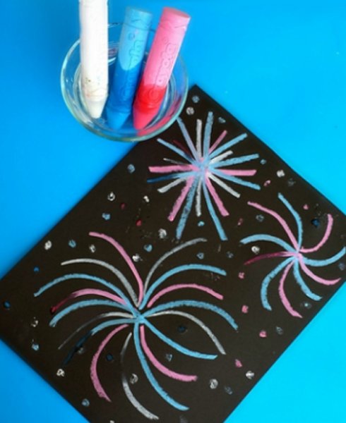 Рисование фейерверка