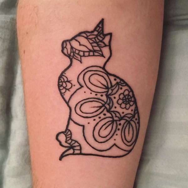 Кошечка хной