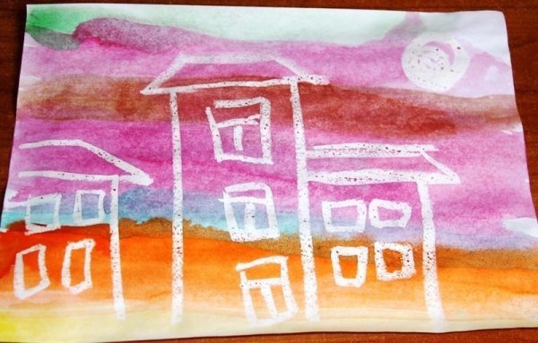 Рисование свечой