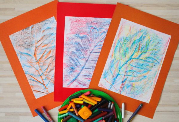 Фроттаж рисование с детьми