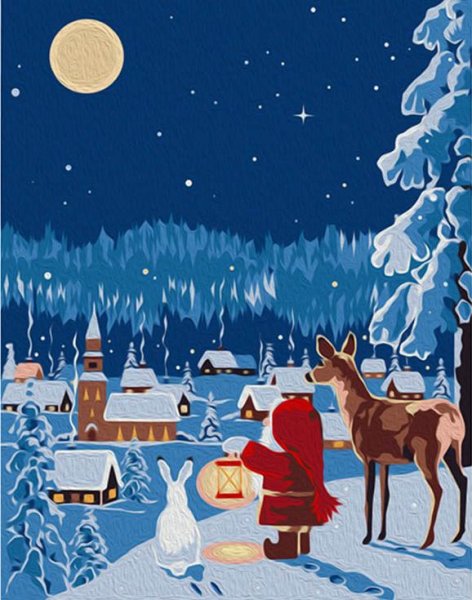 Картины с новогодней тематикой