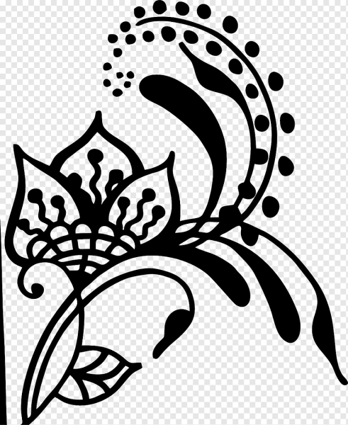 Контурный орнамент