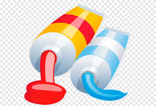 Тюбик краски вектор