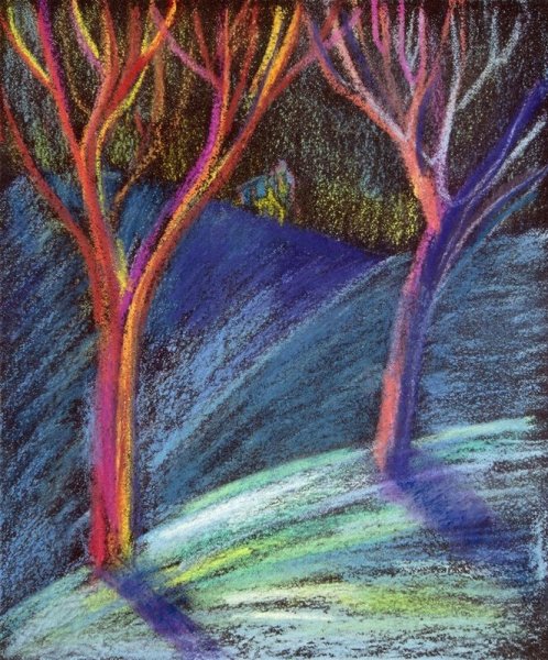 Рисование восковыми мелками