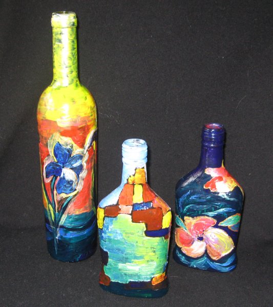 Роспись бутылок