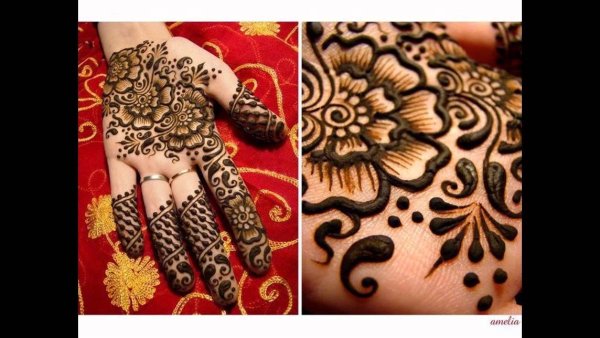 Красить ногти хной