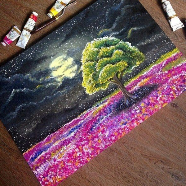 Идеи для рисования красками