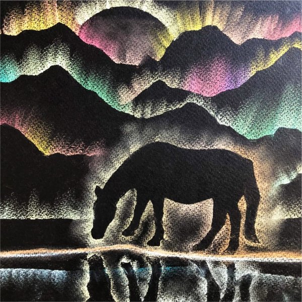 Трафареты для рисования пастелью