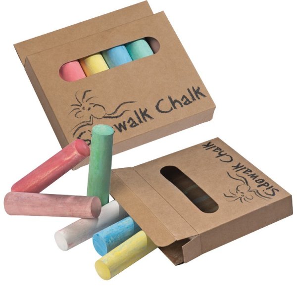 Мультяшные цветные мелки