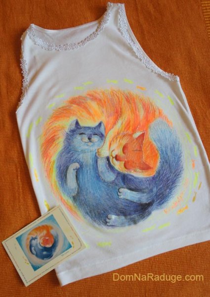 Нанесение рисунка на ткань в домашних условиях