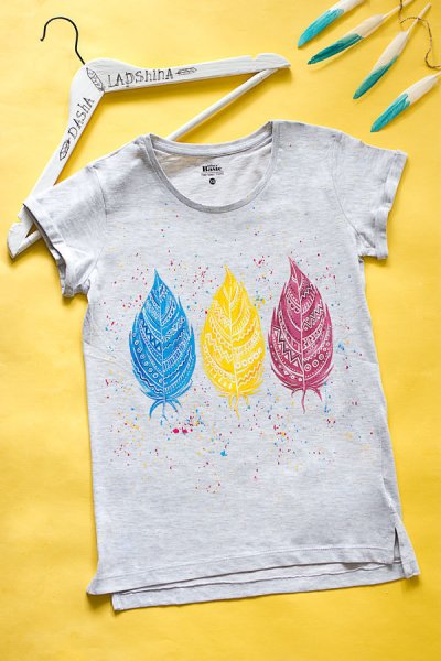 Рисование по ткани с детьми