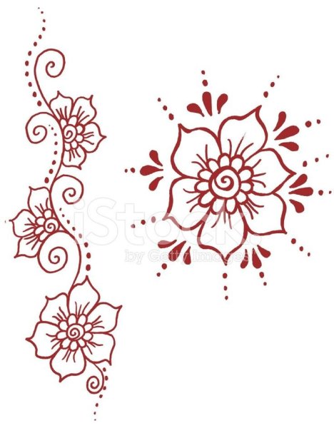 Трафарет для мехенди