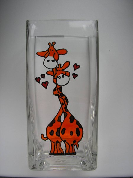 Рисование на стекле акриловыми красками