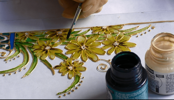 Краски для рисования на стекле