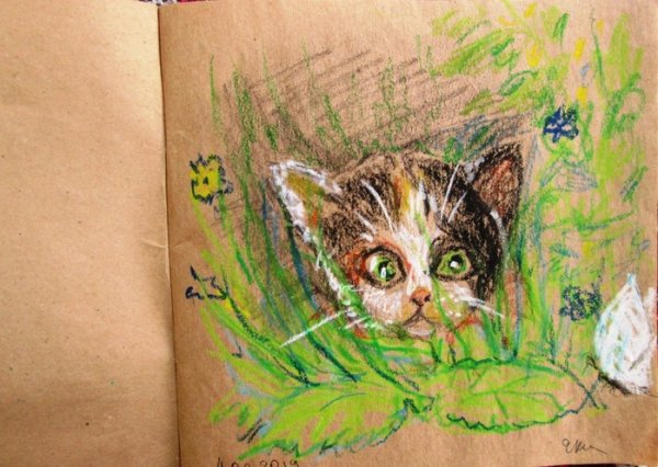 Рисование пастелью для детей