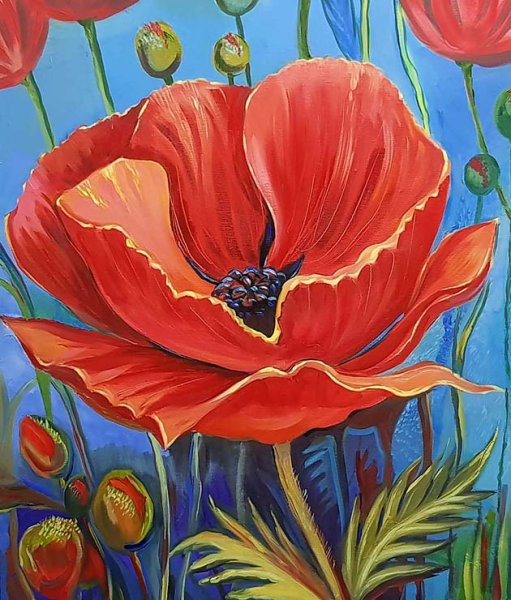 Дарья Куцаева Маковое поле