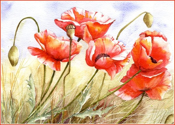 Anne Marie Patry-Belluteau акварели