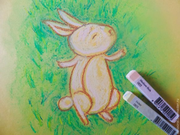 Легкие пастельные рисунки