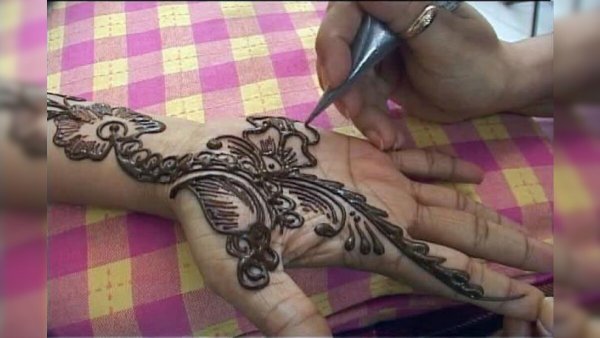 Белая хна для рисования на коже