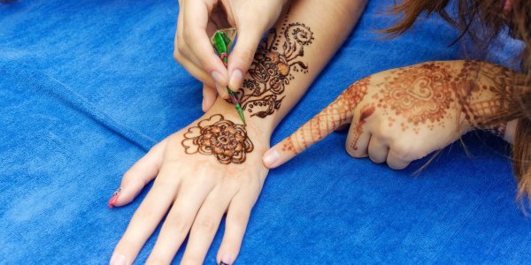 Милые рисунки из хны