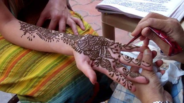 Рисунки хной для детей