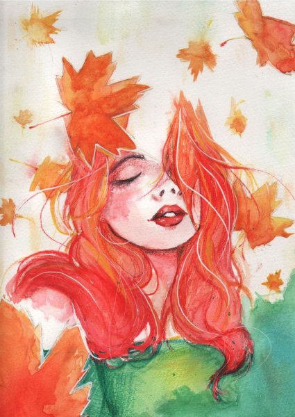 Осень красками для детей