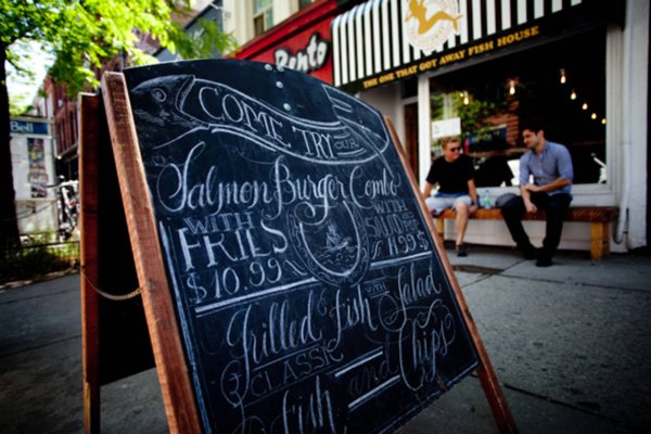 Рекламная доска для мела