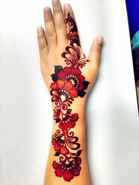 Цветная хна для мехенди