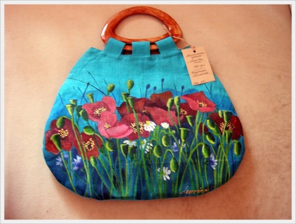 Сумка Разрисованная красками