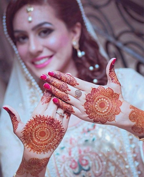 Мехенди на руке Индия