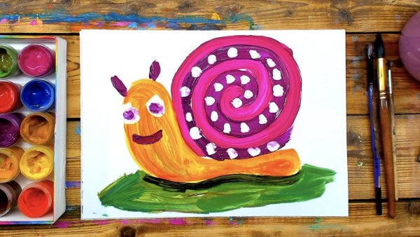 Папа рисует рыба кит папа рисует красками