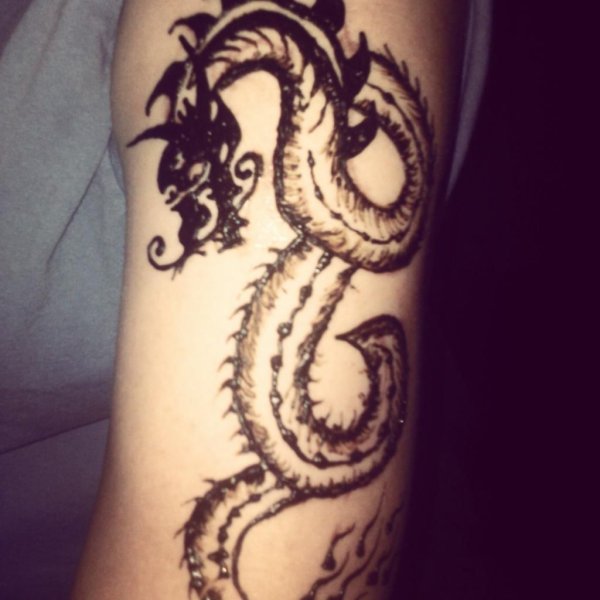 Мехенди для детей драконы