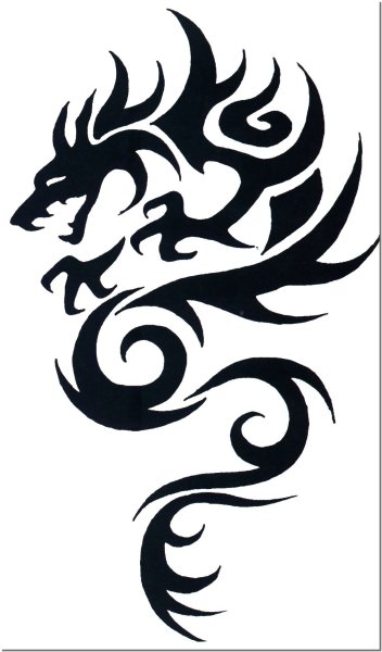 Тату для мальчиков дракон