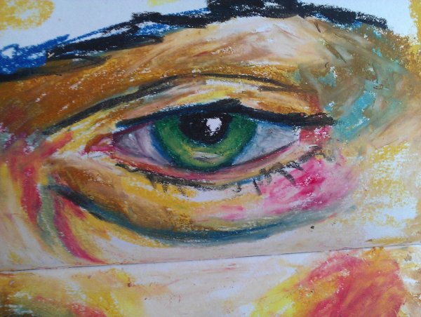 Рисование масляной пастелью